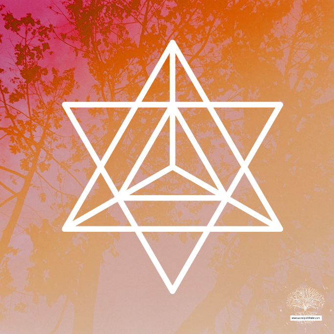 photo of the merkaba symbol