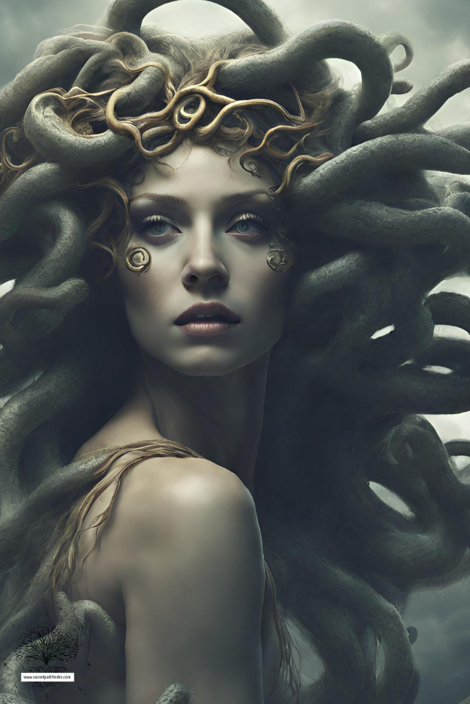 AI generated photo of medusa